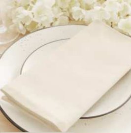Solid Cloth Napkins — Cream