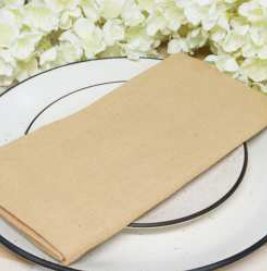 Solid Cloth Napkins — Beige