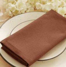 Solid Cloth Napkins — Rust
