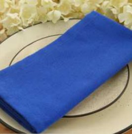 Solid Cloth Napkins — Royal Blue