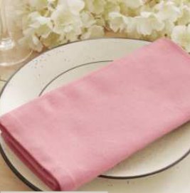 Solid Cloth Napkins — Blush Pink