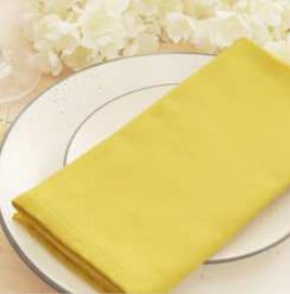Solid Cloth Napkins — Yellow