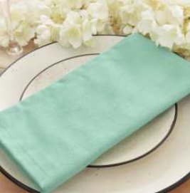 Solid Cloth Napkins — Turquoise
