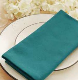 Solid Cloth Napkins — Teal Green