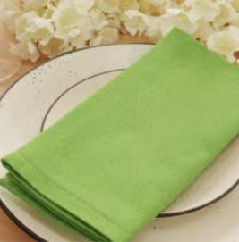 Solid Cloth Napkins — Apple Green
