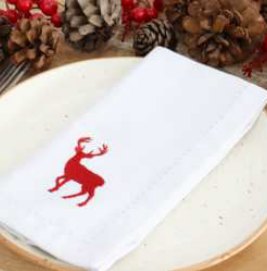 Printed Napkins · Christmas — Reindeer