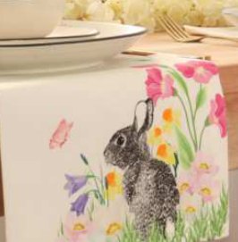 Easter Printed Napkins — Easter-Bunny
