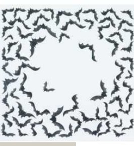 Printed Napkins · Halloween — Bat