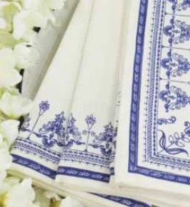 Summer Printed Napkins — Ethnic Floral