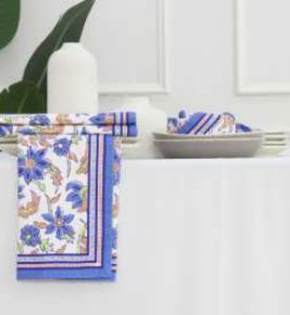 Summer Printed Napkins — Retro Floral