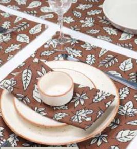 Printed Cloth Napkins — Heap Of Autumn