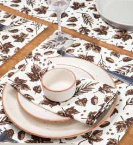 Printed Cloth Napkins — Fall Dream