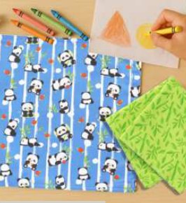 Kids Cloth Napkins — Panda