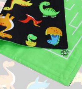 Kids Cloth Napkins — Dinosaurs