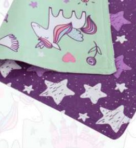 Kids Cloth Napkins — Unicorn
