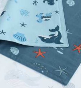 Kids Cloth Napkins — Sea World