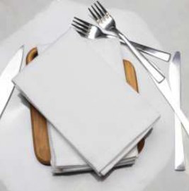 Waffle Kitchen Towel · Solid — White