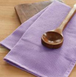 Waffle Kitchen Towel · Solid — Lavender