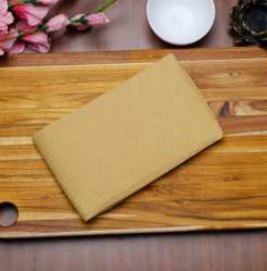 Waffle Kitchen Towel · Solid — Beige