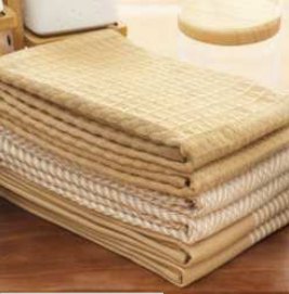 Kitchen Towel Assorted · 3 Designs — Tan/White