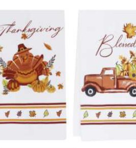 Printed Kitchen Towels — Turky And Truck