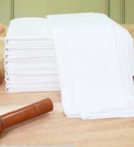 Flour Sack Kitchen Towel — White