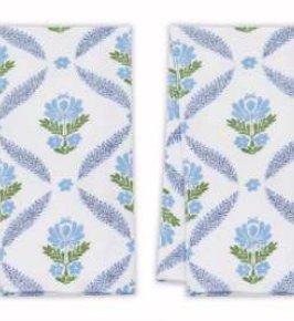 Summer Printed Kitchen Towels — Chintz Jacobean