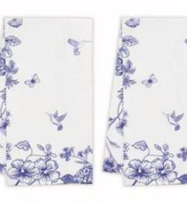 Summer Printed Kitchen Towels — French Flower Garden