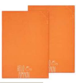 Fall Printed Kitchen Towels — Waffle Hello Pumpkin