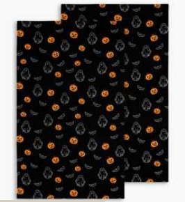 Halloween Printed Kitchen Towels — Ghost