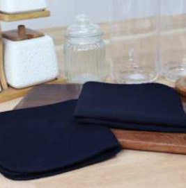 Waffle Dish Cloth · Solid — Navy Blue