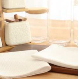 Waffle Dish Cloth · Solid — White