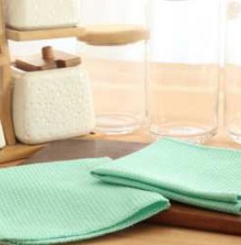 Waffle Dish Cloth · Solid — Turquoise