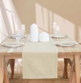 Table Runner · Solid Hemstitch — Royal Linen