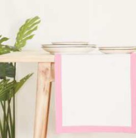 Solid Runner · Edge Solid — Blush Pink