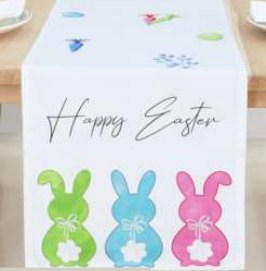 Tartan Plaid Christmas Runner — Bunny
