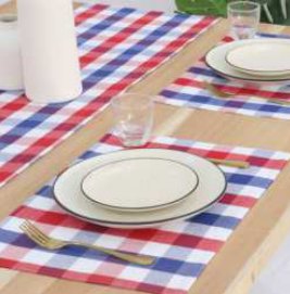 Placemat · Buffalo Checked — Red/Blue/White