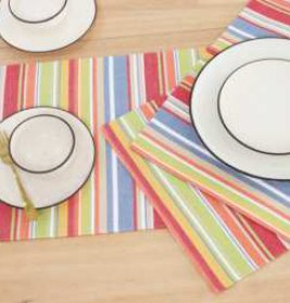Stripe Placemat · Fused — Multi Color