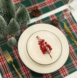 Placemat · Homestead Stripe — Green