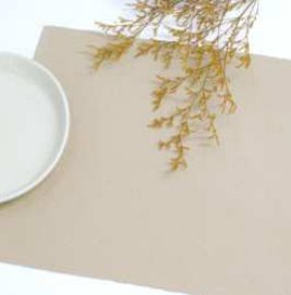 Solid Ribbed Placemat — Royal Linen