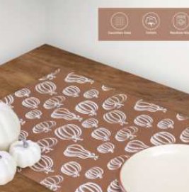 Fall Printed Placemat — Harvest