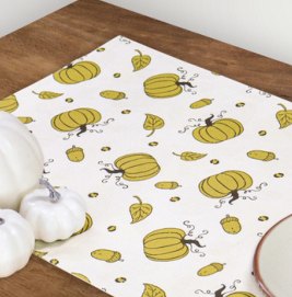 Fall Printed Placemats — Acorn