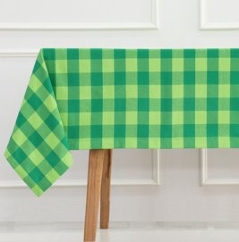 Table Cloth · Buffalo Checked — St.Patrick’s Green