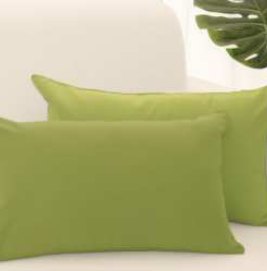 Solid Throw Pillow Cover — Sage Green