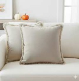 Solid Throw Pillow Cover — Royal Linen