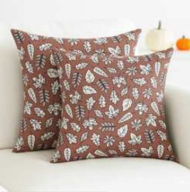 Fall Printed Throw Pillow Covers — Heap Of Autumn