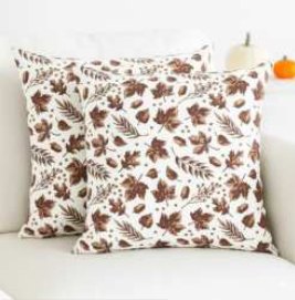 Fall Printed Throw Pillow Covers — Fall Dream
