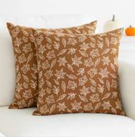 Fall Printed Throw Pillow Covers — Jora