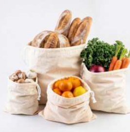 Grocery Tote Bag — Natural
