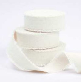 Jute Ribbon — Ivory